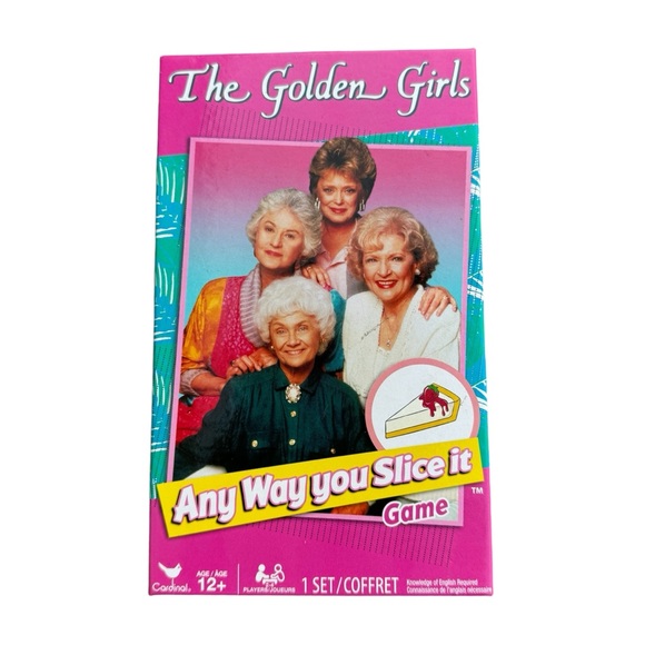 The Golden Girls Any Way You Slice It GAME Retro Trivia CARD BOARD Betty white - Picture 1 of 9